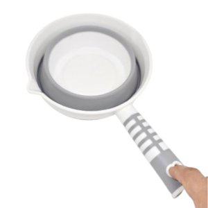 사료 물 바가지 접이식 자루 목욕 똥바가지 자루바가