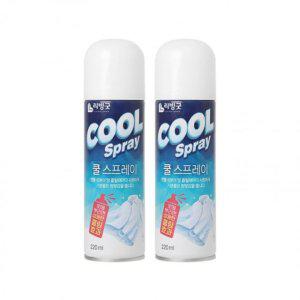 쿨 급속냉각 청량감 멘톨 2개 여름 스프레이 스포츠