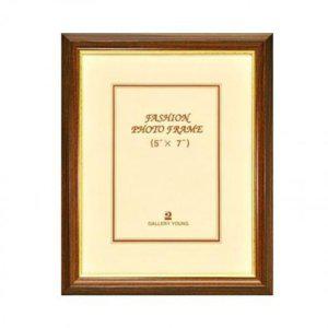 5x7 05M 계단밤색 수지틀액자 프레임 나무액자 수지틀