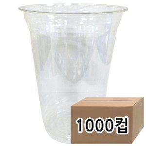 92파이 16온스 투명 아이스 PET컵 1000개입 테이크아웃 일회용 음료컵