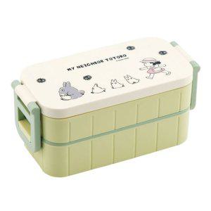 도시락 토토로 행진 2단 도시락통 (젓가락 포함)