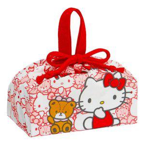 도시락가방 헬로키티 숨바꼭질 도시락 주머니