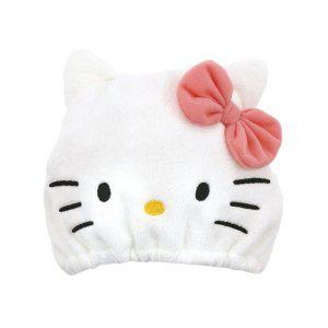 헤어캡 헬로키티 타월 캡 헤어타월 세면타월 세면타올
