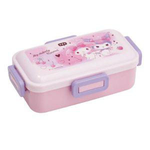 마이멜로디 쿠로미 러브러브 돔형 1단 사면 결착 도시락 530ml