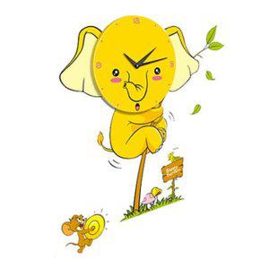 데코시계 아이방 인테리어 벽시계 (소심코끼리)