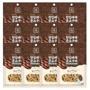 강아지 한입 간식 군고구마 연어 100g 12P 트릿 스낵