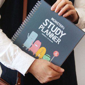 플래너 몬스터 스터디 플래너 ver.2 (6개월용) (네이비)