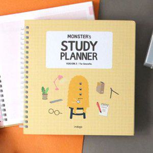 플래너 몬스터 스터디 플래너 ver.2 (6개월용) (옐로우)