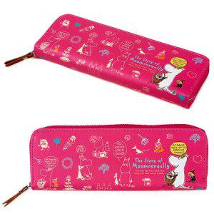 무민 캐릭터 봉제 필통 (핫핑크)
