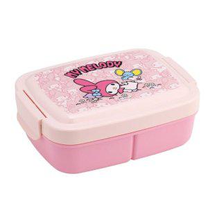 도시락 마이멜로디 숨바꼭질 칸막이 일체형 도시락통 820ml