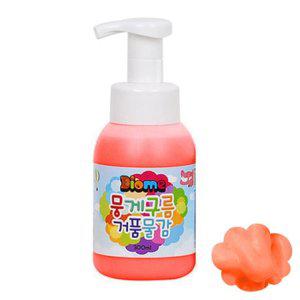 미술놀이 뭉게구름 거품물감 300ml 낱색 (형광주황)