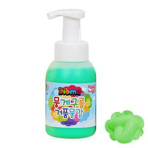 미술놀이 뭉게구름 거품물감 300ml 낱색 (형광초록)