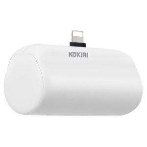 코끼리 보조배터리 미니퀵 고속충전 5000mah 8핀 (화이트)