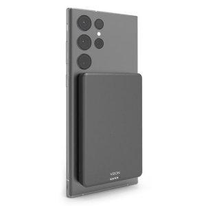 베온 보조배터리 울트라슬림 맥세이프 고속 무선충전 5000mAh (블랙) (C to C 20cm 케이블 포함)