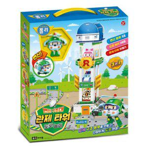 지나월드 교통놀이 로보카폴리 변신 구조대 도로놀이 관제타워 (334388) 운전놀이 자동차놀이