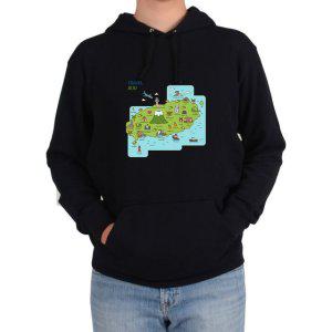 후드티 제주도 여행 제주관광지도 JEJU TRAVEL TOUR그림 다양한 색상 사이즈