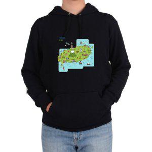 후드티 제주도 제주여행 제주관광지도 한국관광 JEJU그림 다양한 색상 사이즈