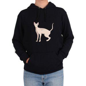 후드티 스핑크스 고양이 반려묘 넌 나의 친구 애완묘그림 다양한 색상 사이즈