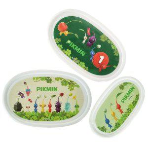 귀여운 피크민 항균 보존용기 3종 1세트 신선 보관