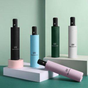 자동 기본 UV 3단 차단 모던 암막 미니 우산 자외선
