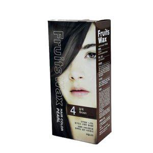 갈색 과일나라 헤어칼라4호 염색약 진주펄