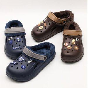 디디올 겨울 털샌들 방한화 만능화 초등 유아 실내화 캠핑화