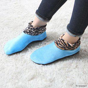 라인 무지예쁜 무지홈슬리퍼 레오파드베스트 라인