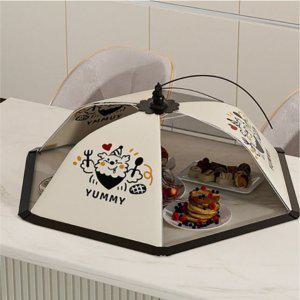 강아지 요리사 캐릭터 접이식 밥상 덮개 밥상보