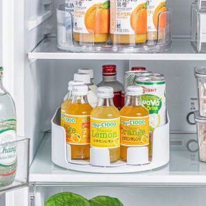 냉장고 수납 턴테이블 회전 트레이 주방 양념통 보관
