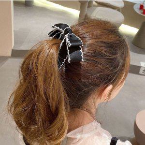 바나나핀 (사러왕)왕리본 베스트 리본 심플 집게핀 반