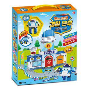 JMds 지나월드 교통놀이 로보카폴리 변신 구조대 도로놀이 경찰본부 (334357) 운전놀이 자동차놀이