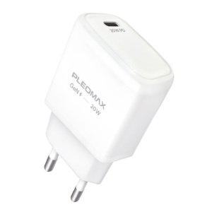 JMds PLEOMAX 가정용충전기 GaN PD 20W 1포트 C타입 충전기 본품 (케이블미포함) (PMQC-GAN2000)