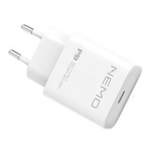 JMds 베온 가정용충전기 네모 PD 15W 고속 가정용 충전기 (C포트 1구) (화이트) (케이블미포함)