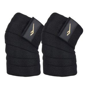 JMds 프로스펙스 스포츠보호대 스트렝스 랩 헬스 무릎 보호대 (블랙) 무릎아대 운동보호대