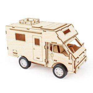 JMds 영공방 프라모델 풀백카 1톤 카고 트럭 캠핑카 (TM587) 자동차만들기 전차만들기