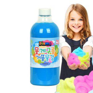 어린이 거품 물감 1000ml 형광파랑 1P 미술 오감놀이