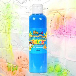 어린이 스프레이 물감 250ml 형광파랑 1P 리필 뿌리는