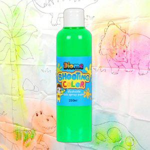 어린이 스프레이 물감 250ml 형광초록 1P 리필 뿌리는