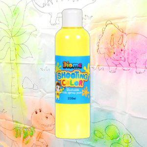 어린이 스프레이 물감 250ml 형광노랑 1P 리필 뿌리는
