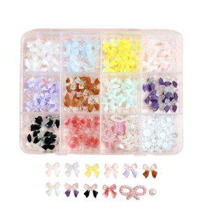 컬러 리본젤네일 파츠 리본네일 네일파츠 진주네