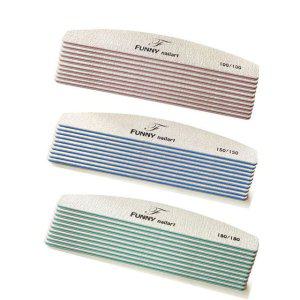 우드스틱 각질제거 10개 네일파일세트 3종 네