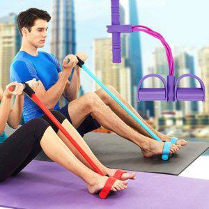 복근 미끄럼방지 스트레칭 운동 홈트 4줄 튜빙밴드 밴