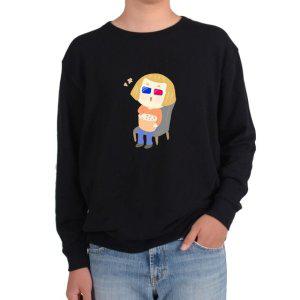 기모맨투맨 영화 팝콘 3D안경 무비그림 전색상 사이즈