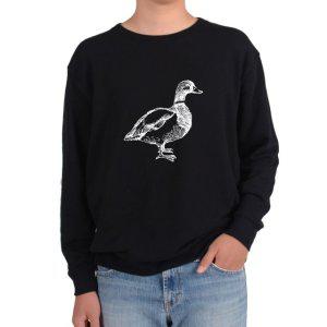 기모맨투맨 오리그림 오리스케치 미술그림 전색상 사이즈