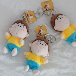 짱구는못말려 맹구 인형 가방 키링 (정품 짱구 소품 굿즈 콧물 크레용신짱 봉제 백참 백꾸 열쇠고리)