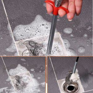 스프링 막힘청소 신개념 90cm 집게청소기 뚫어뻥