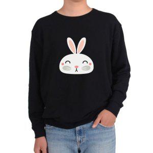 기모맨투맨 토끼 토끼띠 하얀토끼얼굴그림 전색상 사이즈