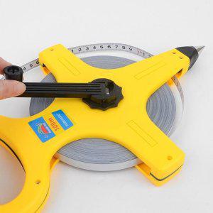 공업용 팬텀 스틸 줄자 100M 측정 공구 워킹자