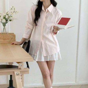 긴팔 레이스블라우스 온나핏 퍼프블라우스 반팔블