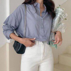 언발 여성블라우스 퍼프블라우스 반팔블라우스 남